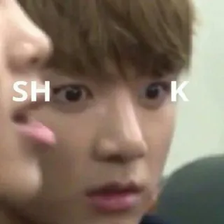 🤯 SH K shocked, surprise, reaction, meme telegram sticker