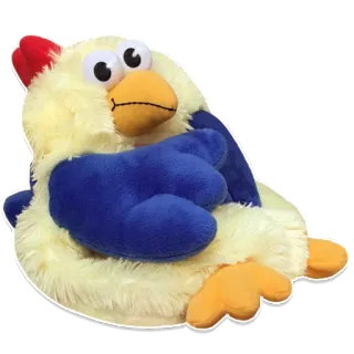 😕 Huhn, Stofftier, Spielzeug, Plüschtier, Vogel telegram sticker