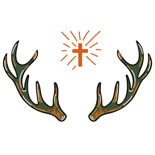 😤 cross, antlers, religious, hunting, deer whatsapp sticker