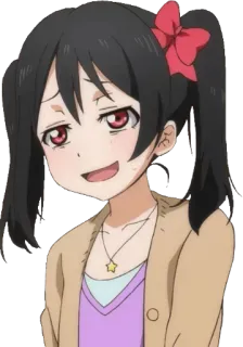 🤤 Nico Yazawa Love Live! Anime, Desenho animado, Garota, Idol, Nico Yazawa, Love Live, Personagem telegram sticker