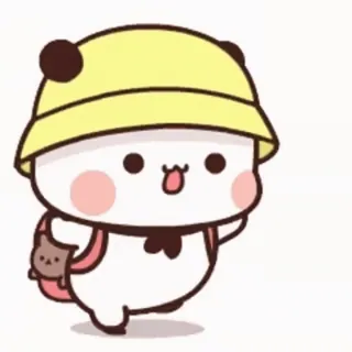 🎈 süß, Panda, Cartoon, Tier, kawaii, Aufkleber telegram sticker