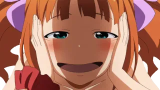 😁 Anime, Ragazza, Cartone animato, Felice, Carino telegram sticker