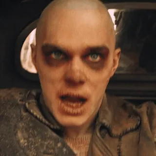 🚀 Nux Mad Max: Fury Road mad max, nux, movie, character, war boy, violence, post apocalyptic whatsapp sticker