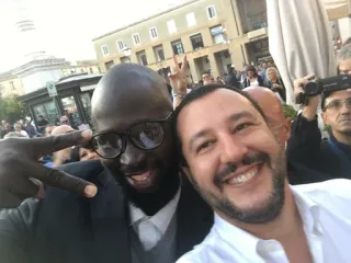 🗿 politico, politica, Italia, Matteo Salvini telegram sticker