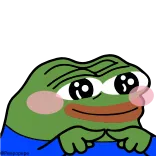 ☺️ Pepe the Frog pepe, rana, emoticono, meme, meme de internet, kawaii, lindo whatsapp sticker