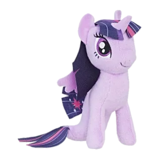 🦄 Twilight Sparkle My Little Pony Twilight Sparkle, My Little Pony, cartone animato, pony, peluche, personaggio telegram sticker