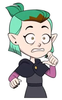 😨 Amity Blight The Owl House Hoạt hình, Nhân vật, Phù thủy, Dễ thương, Tai họa telegram sticker