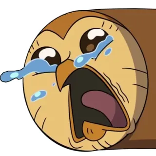 😭 Hooty The Owl House Hooty, menangis, kartun, The Owl House, sedih, animasi telegram sticker