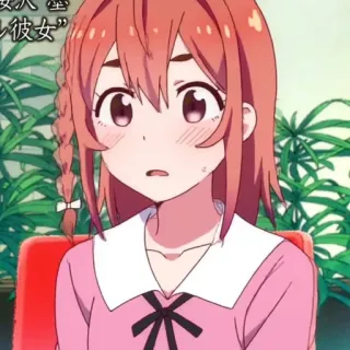 🌸 彼女 Аниме, Мило, Девушка, Мультфильм, Портрет telegram sticker