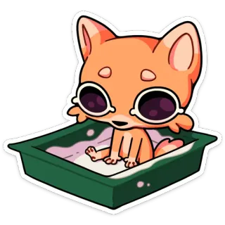🚽 chien, animal de compagnie, animal, lunettes, dessin animé, mignon telegram sticker