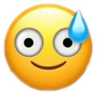 😅 Emoji, Smiley, Zweet, Nerveus, Angstig telegram sticker