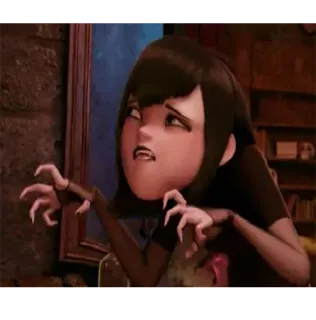 😝 Mavis Dracula Hotel Transylvania мультфильм, вампир, Мэвис, Монстры на каникулах, анимация telegram sticker