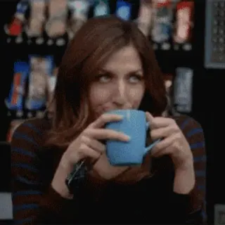 ☕️ phụ nữ, cà phê, cốc, uống, người, đồ uống telegram sticker