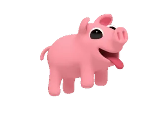 Pink Pig • @TgStickery whatsapp stickers