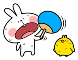 Spoiled Rabbit Summer telegram stickers