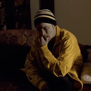 🚬 Jesse Pinkman Breaking Bad jesse pinkman, breaking bad, aaron paul, stressed, anxious, nervous, tv show, reaction telegram sticker