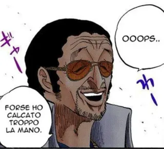 😅 OOOPS..
FORSE HO CALCATO TROPPO LA MANO. telegram sticker