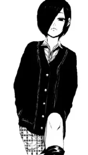 😤 Touka Kirishima Tokyo Ghoul Anime, Manga, Tokyo Ghoul, Touka, Kirishima, Personnage telegram sticker