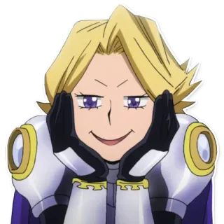 🙂 Pony Tsunotori My Hero Academia anime, manga, character, pony tsunotori, my hero academia telegram sticker