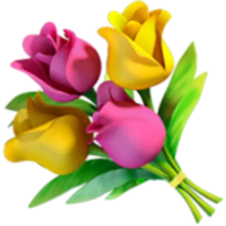 💐 flowers, bouquet, tulips, spring, nature, floral telegram sticker