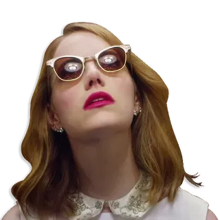 😎 mulher, atriz, óculos de sol, retrato, pessoa, celebridade telegram sticker