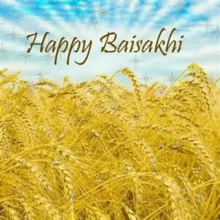 👨‍🌾 Happy Baisakhi Baisakhi, festival, harvest, wheat, indian, punjabi telegram sticker