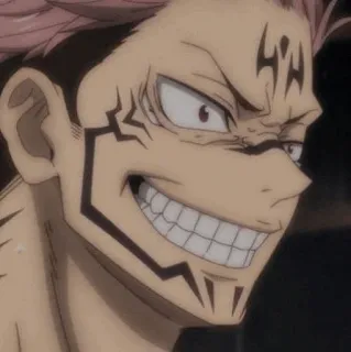 🍷 Ryomen Sukuna Jujutsu Kaisen Anime, Manga, Jujutsu Kaisen, Ryomen Sukuna, Bösewicht, Böse, Verfluchter Geist, Charakter whatsapp sticker