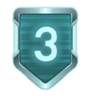 3⃣ 3 число, значок, достижение, три, игры, цифровой telegram sticker