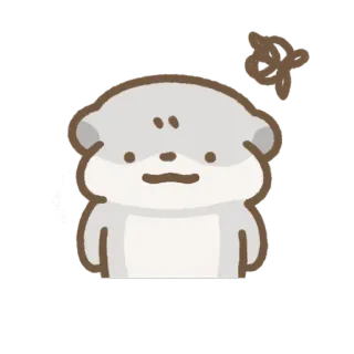 😥 animal, ours, mignon, dessin animé, autocollant whatsapp sticker