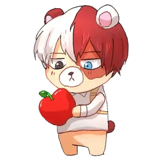 @AnimeTor1 ❚ Todoroki whatsapp stickers