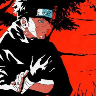 😡 Naruto anime, manga, ninja, character, illustration, art telegram sticker
