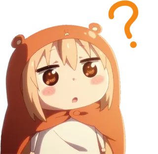 ❓ Umaru Doma Himouto! Umaru-chan umaru, anime, manga, lindo, himouto! umaru-chan telegram sticker