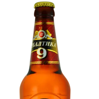 🍺 БАЛТИКА 9 cerveza, alcohol, botella, Baltika telegram sticker