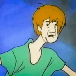 ⚡️ Shaggy Rogers Scooby-Doo Desenho animado, Salsicha, Scooby Doo, Personagem telegram sticker