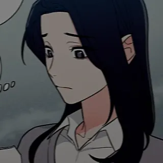 😔 mulher, pessoa, ilustração, desenho animado, feminino telegram sticker