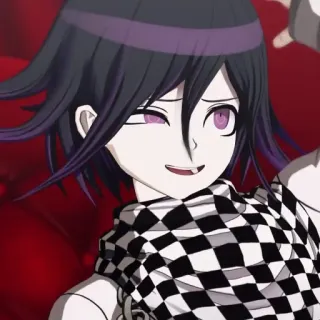 😅 Kokichi Oma Danganronpa Аниме, Манга, Кокичи Ома, Danganronpa, Персонаж, Злодей, Антагонист telegram sticker