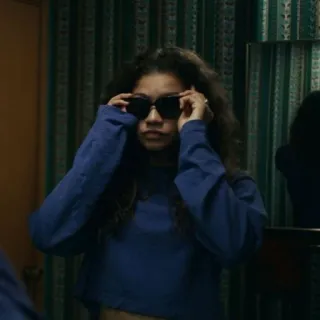 🤍 zendaya, sunglasses, actress, celebrity telegram sticker