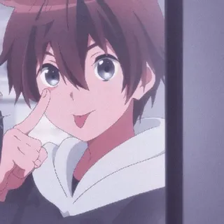 😜 Chico anime, Sonriendo, Personaje anime, Adolescente, Chico telegram sticker