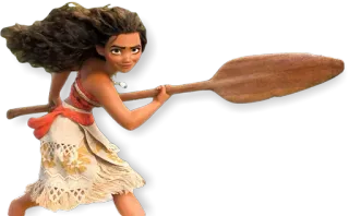 🙎 Moana disney, cartoon, prinzessin, ozean, animiert whatsapp sticker