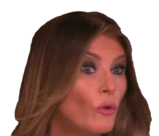 😮 Melania Trump, ex first lady, politica, celebrità whatsapp sticker