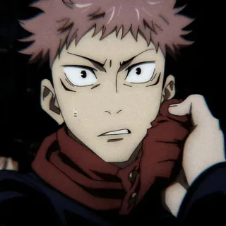 ✨ Yuji Itadori Jujutsu Kaisen Anime, Manga, Jujutsu Kaisen, Yuji Itadori, Personaje, Pelea, Preocupado telegram sticker
