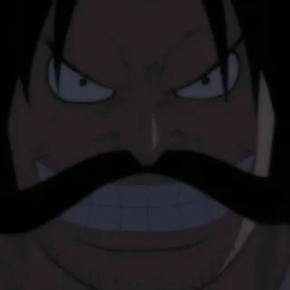 😁 Gol D. Roger One Piece Anime, Personnage, Pirate, One Piece, Gol D Roger telegram sticker