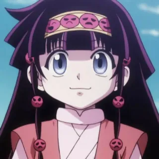 🌟 Alluka Zoldyck Hunter x Hunter อนิเมะ, มังงะ, hunter x hunter, อารุกะ โซลดิก, น่ารัก, ตัวละคร telegram sticker