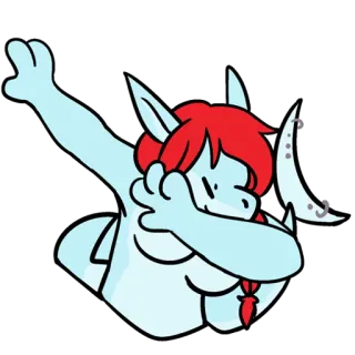 Nerds Dabbing telegram stickers