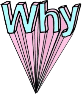 ❓ WHY text, question, why, sticker telegram sticker