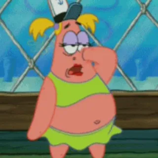 ✨ Patrick Star SpongeBob SquarePants patrick, étoile, spongebob, dessin animé, nickelodeon telegram sticker