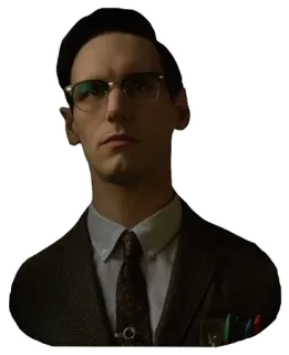 😓 Edward Nygma Gotham Эдвард Нигма, Готэм, Риддлер, DC Comics, Персонаж, Мужчина, Сериал telegram sticker