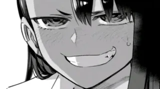 😼 Nagatoro Don't Toy with Me, Miss Nagatoro Anime, Manga, Nagatoro, uśmiechnięta, Miss Nagatoro telegram sticker