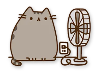 😓 Pusheen Katze, Pusheen, Fan, Cartoon, süß, Tier telegram sticker