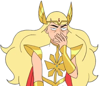 😒 She-Ra She-Ra and the Princesses of Power cartoon, She-Ra, princess, Netflix, tired, yawn telegram sticker